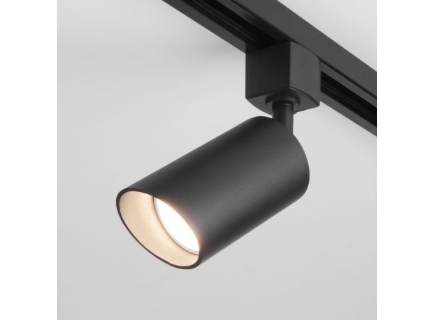 Трековый светильник для однофазного шинопровода Splay GU10 Черный MRL 1006