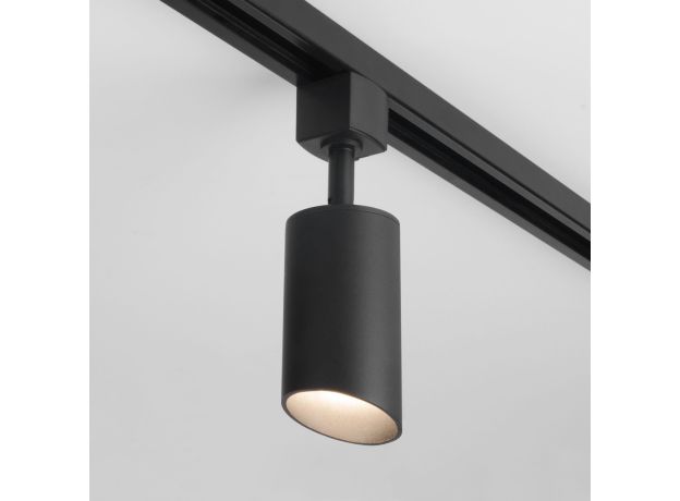 Трековый светильник для однофазного шинопровода Splay GU10 Черный MRL 1006