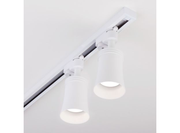 Трековый светильник для однофазного шинопровода Vetro GU10 Белый (1 шт.) MRL 1001