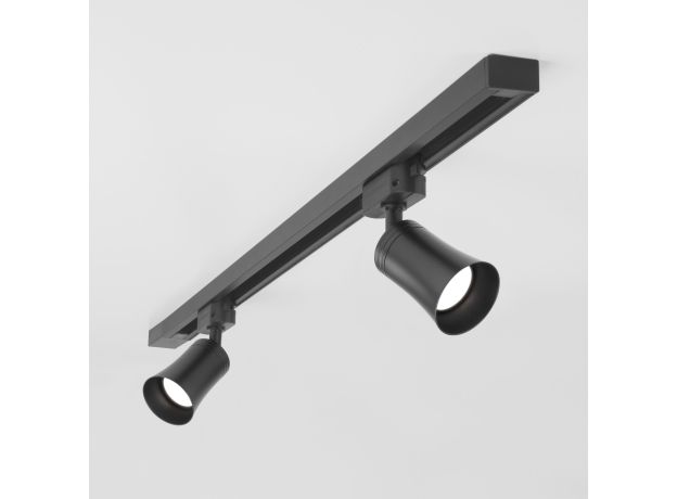 Трековый светильник для однофазного шинопровода Vetro GU10 черный (1 шт.) MRL 1001