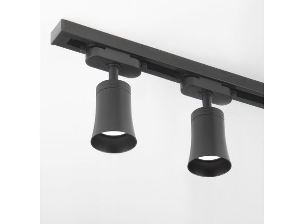 Трековый светильник для однофазного шинопровода Vetro GU10 черный (1 шт.) MRL 1001