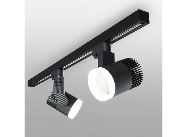 Трековый светодиодный светильник для однофазного шинопровода Accord черный 20W 4200K (1 шт.) LTB36