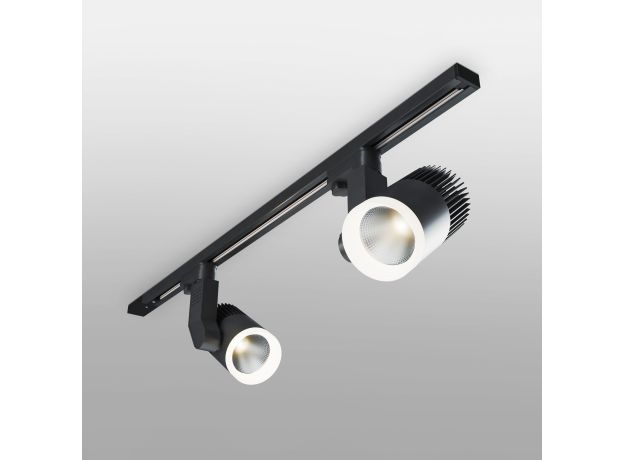 Трековый светодиодный светильник для однофазного шинопровода Accord черный 20W 4200K (1 шт.) LTB36