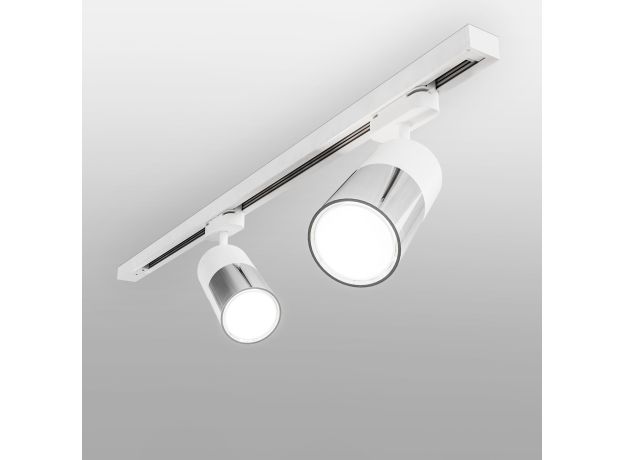 Трековый светодиодный светильник для однофазного шинопровода Avantag белый 6W 4200K LTB27