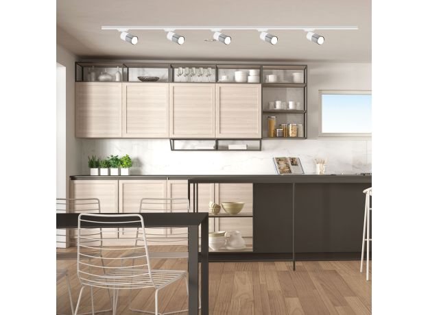 Трековый светодиодный светильник для однофазного шинопровода Avantag белый 6W 4200K LTB27