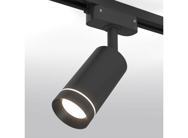 Трековый светодиодный светильник для однофазного шинопровода Glory черный 7W 4200K (1 шт.) LTB39