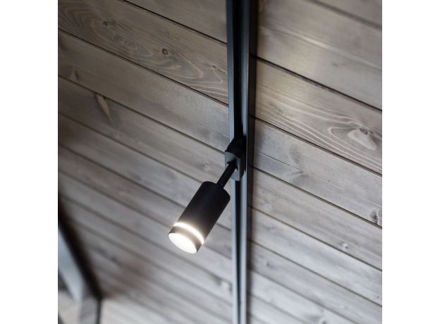 Трековый светодиодный светильник для однофазного шинопровода Glory черный 7W 4200K (1 шт.) LTB39