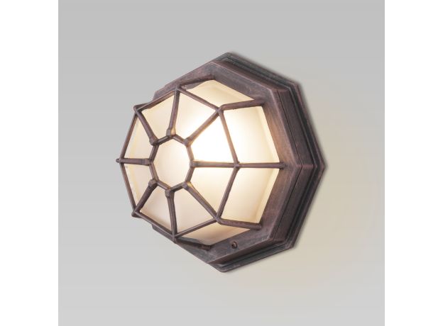 Уличный настенный светильник Telarana S капучино GL 1023D