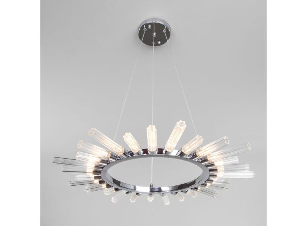 Умная подвесная люстра со стеклянными плафонами 558