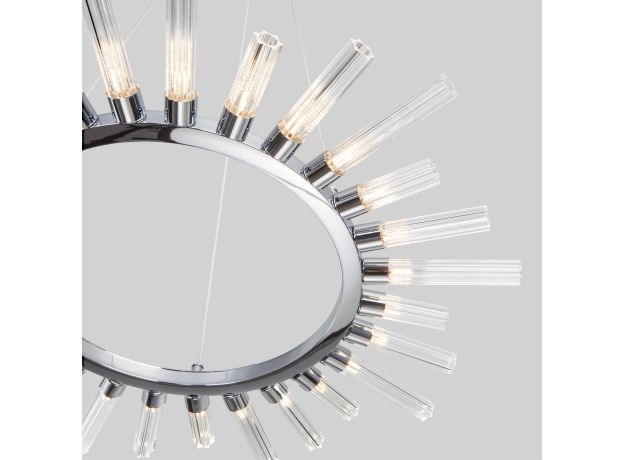 Умная подвесная люстра со стеклянными плафонами 558