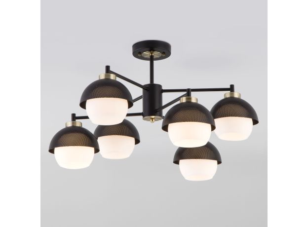 Умная потолочная люстра в стиле лофт 70106/6 черный