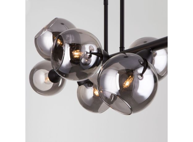 Умный подвесной светильник со стеклянными плафонами 70113/8 дымчатый Smart