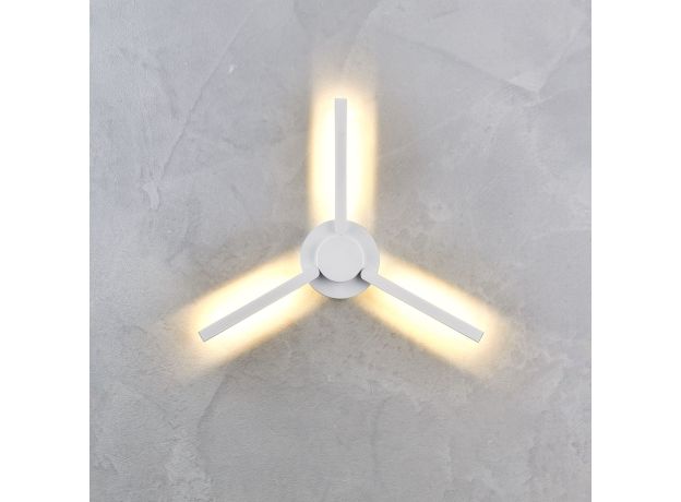 Пылевлагозащи<wbr>щенный светодиодный светильник с поворотным механизмом Lever IP54 1665 Techno LED белый