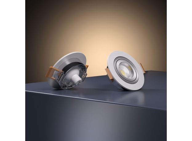 Алюминиевый точечный светильник 1061/1 MR16 WH белый