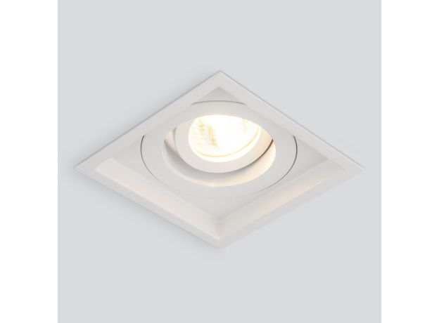 Алюминиевый точечный светильник 1071/1 MR16 WH белый