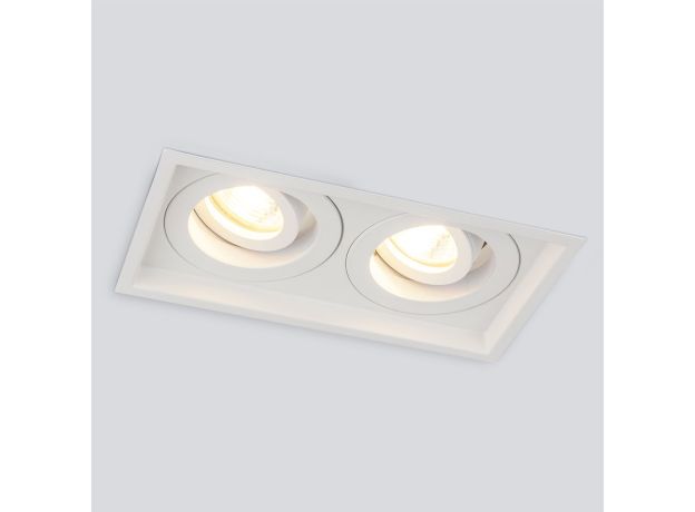 Алюминиевый точечный светильник 1071/2 MR16 WH белый