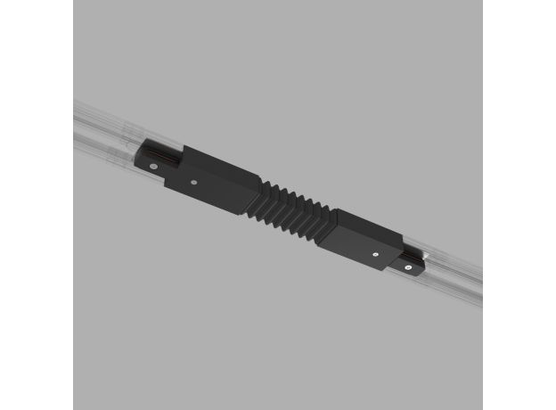 Гибкий коннектор для однофазного шинопровода черный TRC-1-1-FLEX-BK