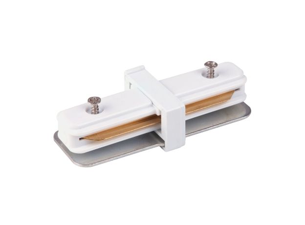 Коннектор прямой для однофазного шинопровода белый TRC-1-1-I-WH