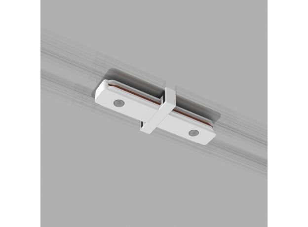 Коннектор прямой для однофазного шинопровода белый TRC-1-1-I-WH