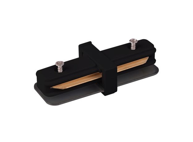 Коннектор прямой для однофазного шинопровода черный TRC-1-1-I-BK