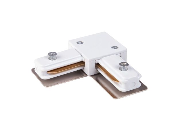 Коннектор угловой для однофазного шинопровода белый TRC-1-1-L-WH
