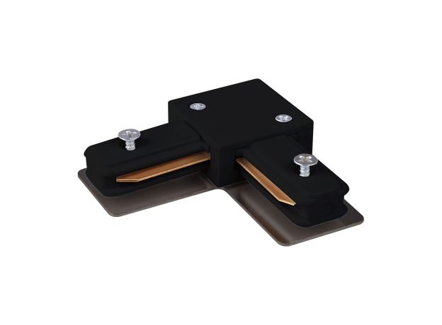 Коннектор угловой для однофазного шинопровода черный TRC-1-1-L-BK