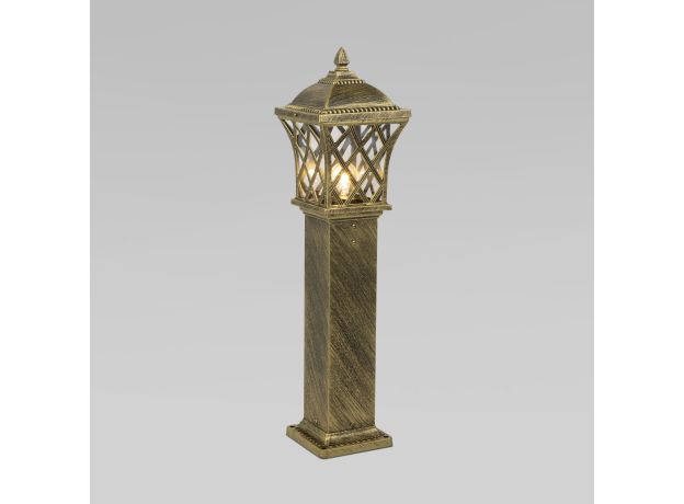 Ландшафтный светильник на столбе Cassiopeya F черное золото IP44 GL 1018F