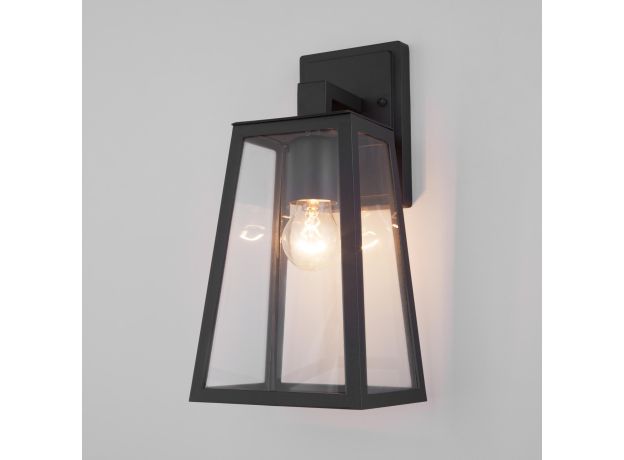 Уличный настенный светильник Germes D IP33 GL 1015D чёрный