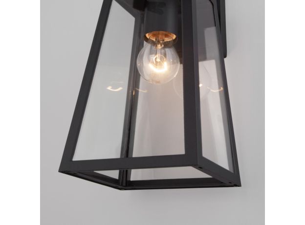 Уличный настенный светильник Germes D IP33 GL 1015D чёрный