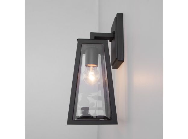 Уличный настенный светильник Germes D IP33 GL 1015D чёрный