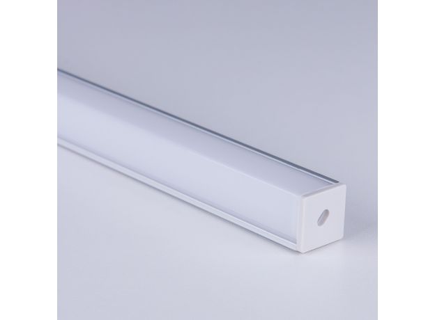 Квадратный угловой алюминиевый профиль для светодиодной ленты LL-2-ALP009