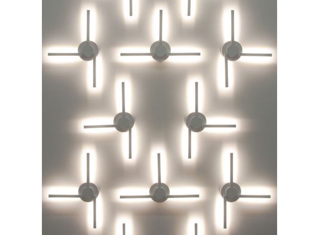 Пылевлагозащи<wbr>щенный светодиодный светильник с поворотным механизмом Lever IP54 1665 Techno LED белый