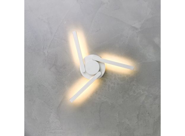 Пылевлагозащи<wbr>щенный светодиодный светильник с поворотным механизмом Lever IP54 1665 Techno LED белый