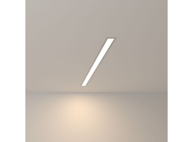 Линейный светодиодный встраиваемый светильник 78см 15Вт 4200К серебряный 101-300-78