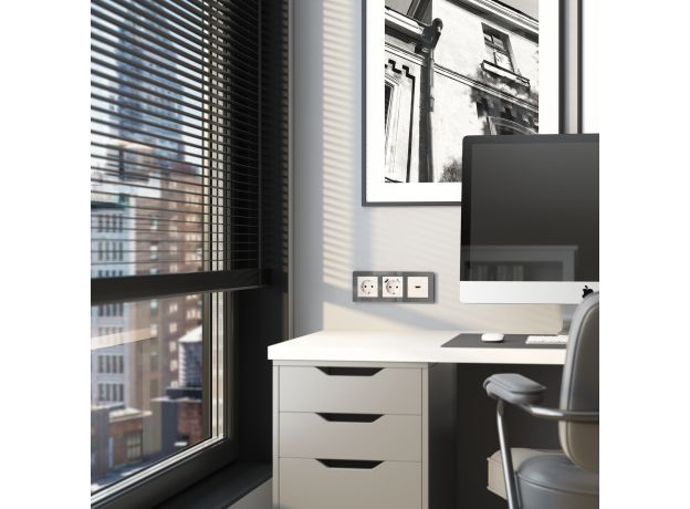 Накладка для розетки HDMI (перламутровый рифленый) WL13-HDMI-CP