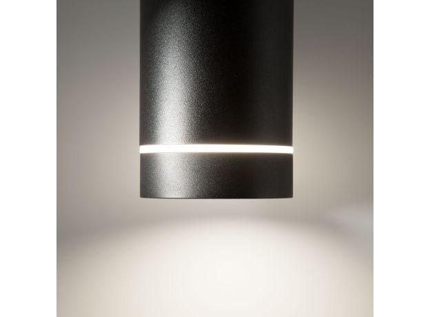 Накладной точечный светильник DLR021 9W 4200K черный матовый