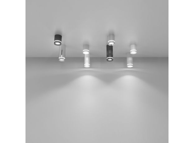 Накладной точечный светильник DLR021 9W 4200K черный матовый