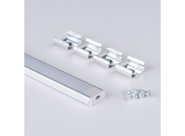 Накладной алюминиевый профиль для светодиодной ленты LL-2-ALP006