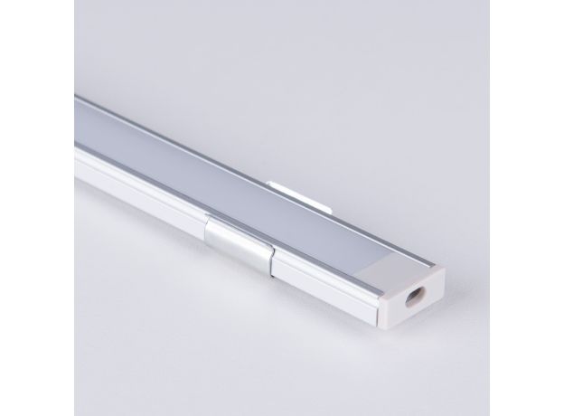 Накладной алюминиевый профиль для светодиодной ленты LL-2-ALP006