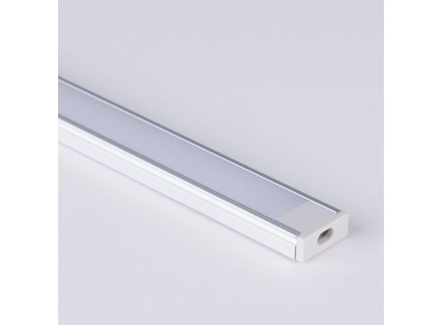Накладной алюминиевый профиль для светодиодной ленты LL-2-ALP006