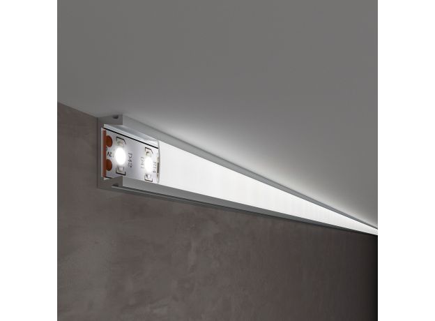 Накладной алюминиевый профиль для светодиодной ленты LL-2-ALP006