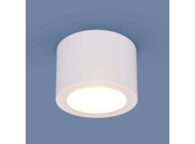 Накладной потолочный  светодиодный светильник DLR026 6W 4200K белый матовый
