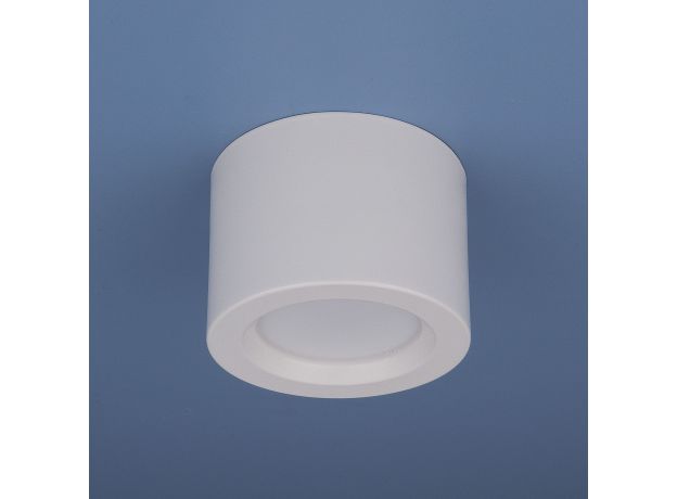 Накладной потолочный  светодиодный светильник DLR026 6W 4200K белый матовый