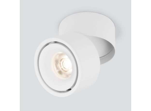 Накладной потолочный светодиодный светильник DLR031 15W 4200K 3100 белый матовый