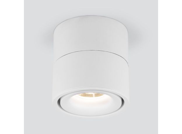 Накладной потолочный светодиодный светильник DLR031 15W 4200K 3100 белый матовый