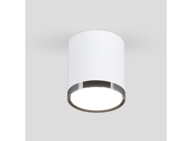 Накладной светодиодный светильник DLR024 6W 4200K белый матовый