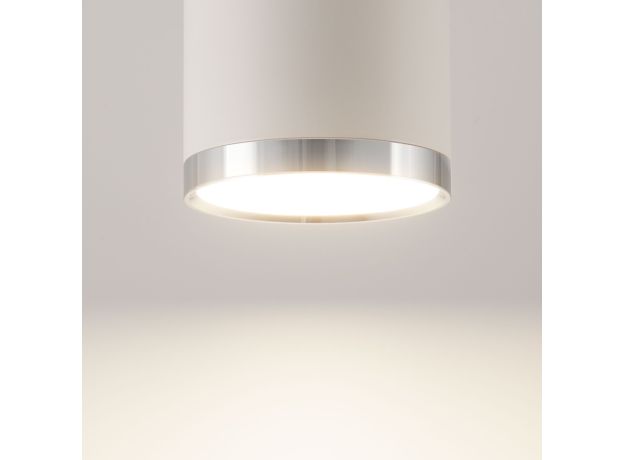 Накладной светодиодный светильник DLR024 6W 4200K белый матовый