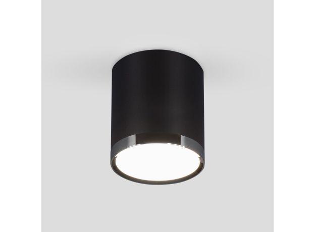 Накладной светодиодный светильник DLR024 6W 4200K черный матовый