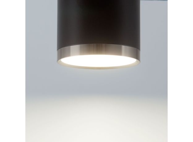 Накладной светодиодный светильник DLR024 6W 4200K черный матовый