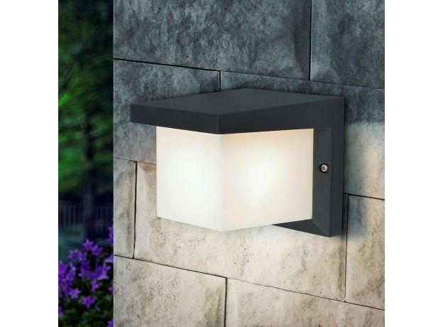 Пылевлагозащи<wbr>щенный настенный светильник Shelter Grit IP54 1540 Techno черный